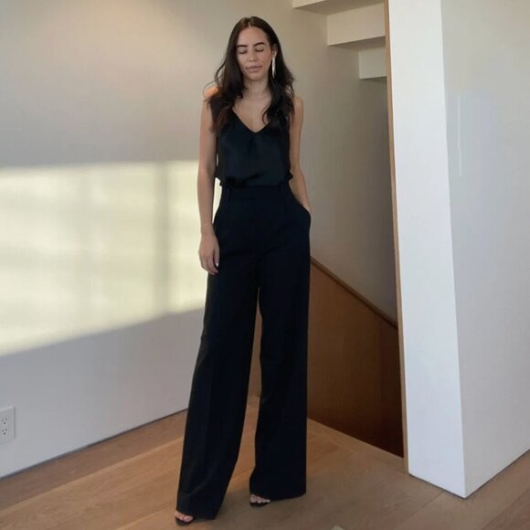 Zara The Gabrielle Trousers Pants Black 7149/044 Sz S NWT - Picture 1 of 6